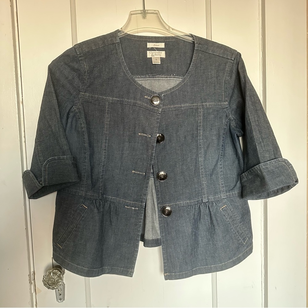 Lightweight Denim Jacket Christopher and Banks